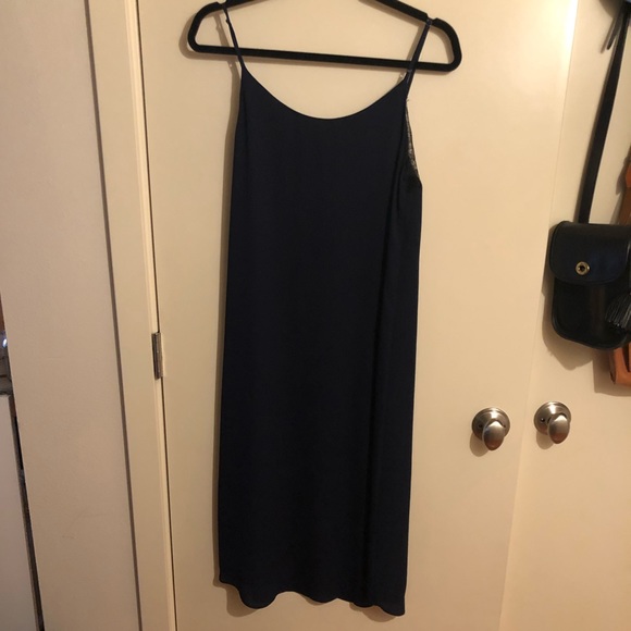 Aritzia Babaton navy lace slip dress - Picture 4 of 5